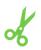 Icon of scissor