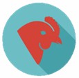 The icon of chicken.