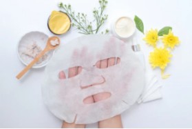 Mushroom facial mask