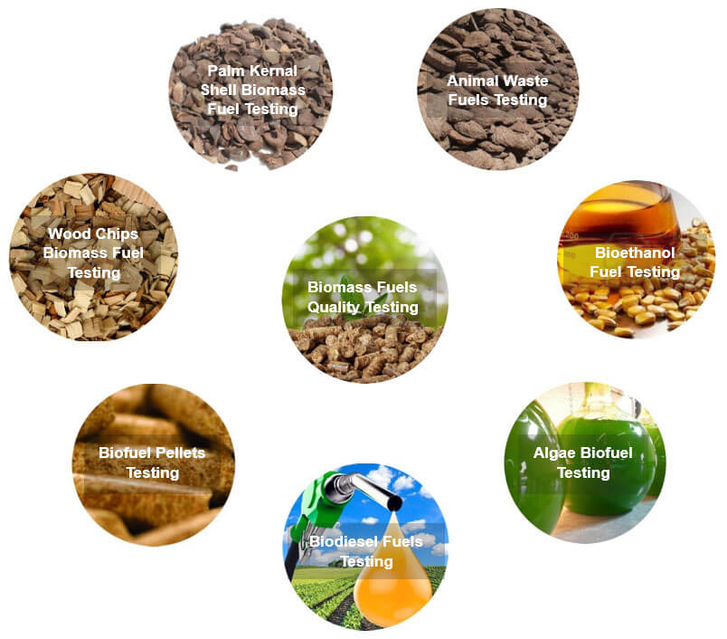 Figure 1. Quality testing of  biomass fuel.