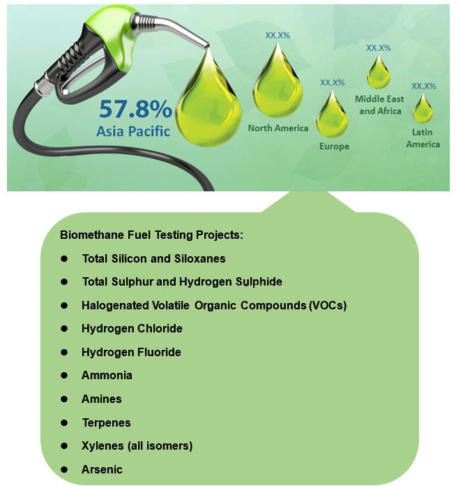 Figure 1. Quality testing of biomethane fuel
