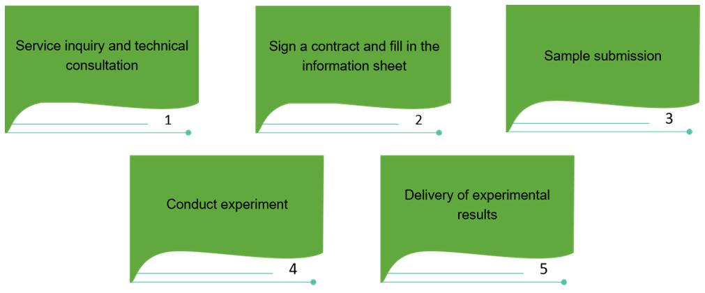 Service process of Protein Analysis of Agricultural Phage