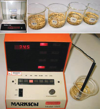  Figure 1. An illustration of the electrical conductivity  test (Elias et al., 2012).