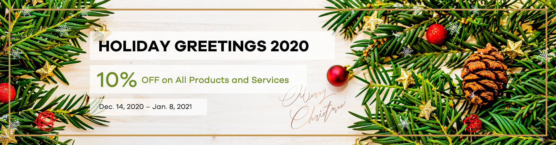 HOLIDAY GREETINGS 2020