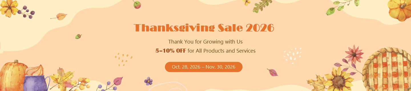 Thanksgiving Sale 2026